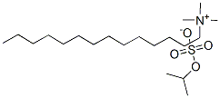 트리메틸테트라데실암모늄이소프로필황산염 구조식 이미지