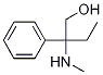 2-메틸아미노-2-페닐부탄올 구조식 이미지