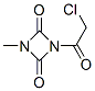 1,3-Diazetidine-2,4-dione, 1-(chloroacetyl)-3-methyl- (9CI) Structure