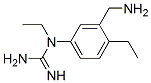 구아니딘,N-[3-(아미노메틸)-4-에틸페닐]-N-에틸-(9CI) 구조식 이미지