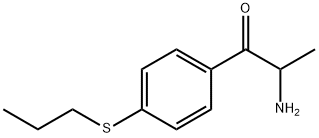 1-Propanone,  2-amino-1-[4-(propylthio)phenyl]- Structure