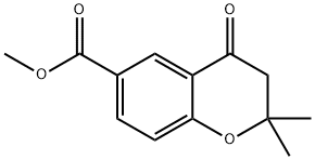 Methyl 2,2-dimethyl-4-oxochroman-6-carboxylate Structure