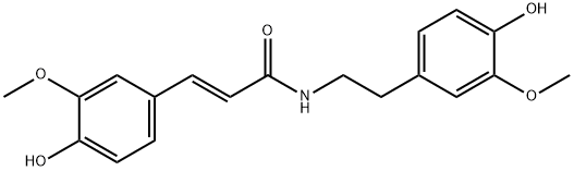N-trans-Feruloyl-3-methoxytyramine 구조식 이미지