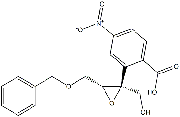 (2S,3R)-(-)-3-(BENZYLOXYMETHYL)OXIRANE-2-METHANOL 4-NITROBENZOIC ACID ESTER Structure