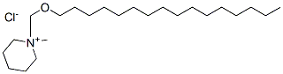 1-((Hexadecyloxy)methyl)-1-methylpiperidinium chloride Structure