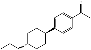 4'-(TRANS-4-N-PROPYLCYCLOHEXYL)ACETOPHENONE Structure