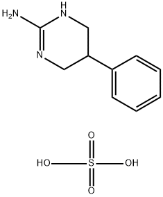 1,4,5,6-Tetrahydro-5-phenyl-2-pyrimidinamine sulfate (2:1) 구조식 이미지