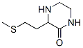 Piperazinone, 3-[2-(methylthio)ethyl]- (9CI) Structure