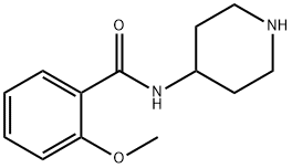 2-methoxy-N-piperidin-4-ylbenzamide Structure