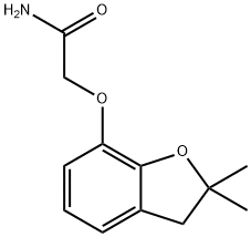 Acetamide, 2-[(2,3-dihydro-2,2-dimethyl-7-benzofuranyl)oxy]- (9CI) Structure