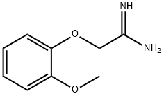 Ethanimidamide, 2-(2-methoxyphenoxy)- (9CI) Structure