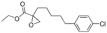 ethyl 2-(5-(4-chlorophenyl)pentyl)oxiran-2-carboxylate Structure