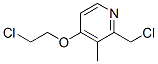Pyridine, 4-(2-chloroethoxy)-2-(chloromethyl)-3-methyl- (9CI) 구조식 이미지