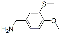 Benzenemethanamine, 4-methoxy-3-(methylthio)- (9CI) Structure