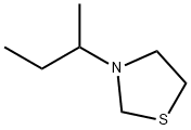 Thiazolidine, 3-(1-methylpropyl)- (9CI) Structure
