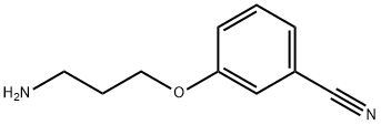 3-(3-Aminopropoxy)benzonitrile 구조식 이미지