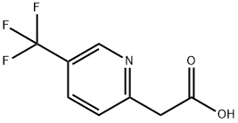 (5-Trifluoromethyl-pyridin-2-yl)-acetic acid 구조식 이미지