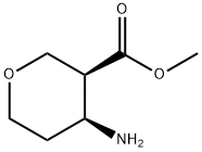 2H-Pyran-3-carboxylicacid,4-aminotetrahydro-,methylester,(3S,4S)-(9CI) Structure