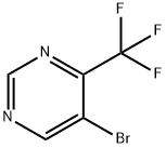 5-BROMO-4-(TRIFLUOROMETHYL)PYRIMIDINE 구조식 이미지