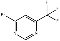 4-BROMO-6-(TRIFLUOROMETHYL)PYRIMIDINE Structure