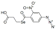 3-(4-azido-2-nitrobenzoylseleno)propionic acid Structure