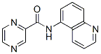 Pyrazinecarboxamide, N-5-quinolinyl- (9CI) Structure