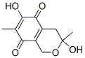 1H-2-Benzopyran-5,8-dione, 3,4-dihydro-3,6-dihydroxy-3,7-dimethyl- (9CI) 구조식 이미지