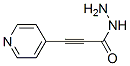 2-프로피노산,3-(4-피리디닐)-,히드라지드(9Cl) 구조식 이미지