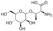 O-mannopyranosylthreonine Structure