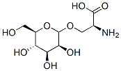 O-만노피라노실세린 구조식 이미지