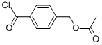 벤조일클로라이드,4-[(아세틸옥시)메틸]-(9CI) 구조식 이미지