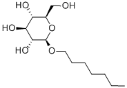 HEPTYL-BETA-D-GLUCOPYRANOSIDE 구조식 이미지