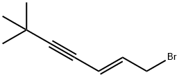 (E)-1-Bromo-6,6-dimethyl-2-hepten-4-yne Structure