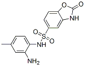 N-(2-Amino-4-methylphenyl)-2,3-dihydro-2-oxo-5-benzoxazolesulfonamide Structure