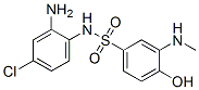 4-Hydroxy-3-(methylamino)-N-(2-amino-4-chlorophenyl)benzenesulfonamide Structure