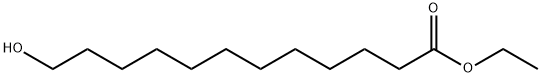 도데칸산,12-하이드록시-,에틸에스테르 구조식 이미지