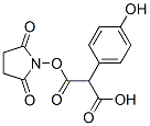 [[(2,5-디옥소피롤리딘-1-일)옥시]카르보닐](4-히드록시페닐)아세트산 구조식 이미지