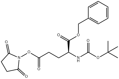 BOC-GLU(OSU)-OBZL Structure