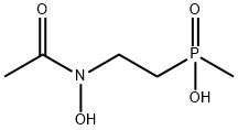 포스핀산,[2-(아세틸히드록시아미노)에틸]메틸-(9CI) 구조식 이미지