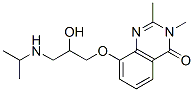 4(3H)-Quinazolinone,  8-[2-hydroxy-3-[(1-methylethyl)amino]propoxy]-2,3-dimethyl- Structure