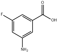 Benzoic acid, 3-amino-5-fluoro- (9CI) 구조식 이미지
