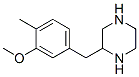 Piperazine, 2-[(3-methoxy-4-methylphenyl)methyl]- (9CI) Structure