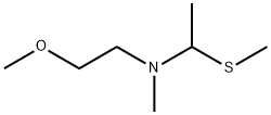 Ethanamine, N-(2-methoxyethyl)-N-methyl-1-(methylthio)- (9CI) Structure