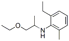 Benzenamine, N-(2-ethoxy-1-methylethyl)-2-ethyl-6-methyl- (9CI) Structure