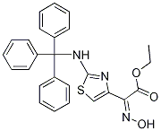 4-Thiazoleacetic acid, a-(hydroxyiMino)-2-[(triphenylMethyl)aMino]-, ethyl ester Structure