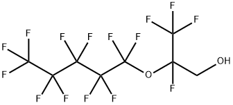 2,3,3,3-TETRAFLUORO-2-(PERFLUOROPENTOXY)PROPAN-1-OL 구조식 이미지