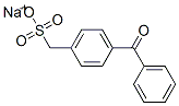 sodium p-benzoyltoluene-alpha-sulphonate Structure