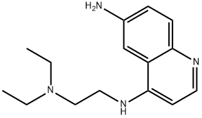 6-Amino-4-((2-(diethylamino)ethyl)amino)quinoline diphosphate Structure