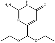 2-AMINO-6-(DIETHOXYMETHYL)-4(1H)-PYRIMIDINONE Structure
