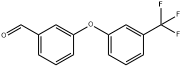 3-[3-(TRIFLUOROMETHYL)PHENOXY]BENZALDEHYDE Structure